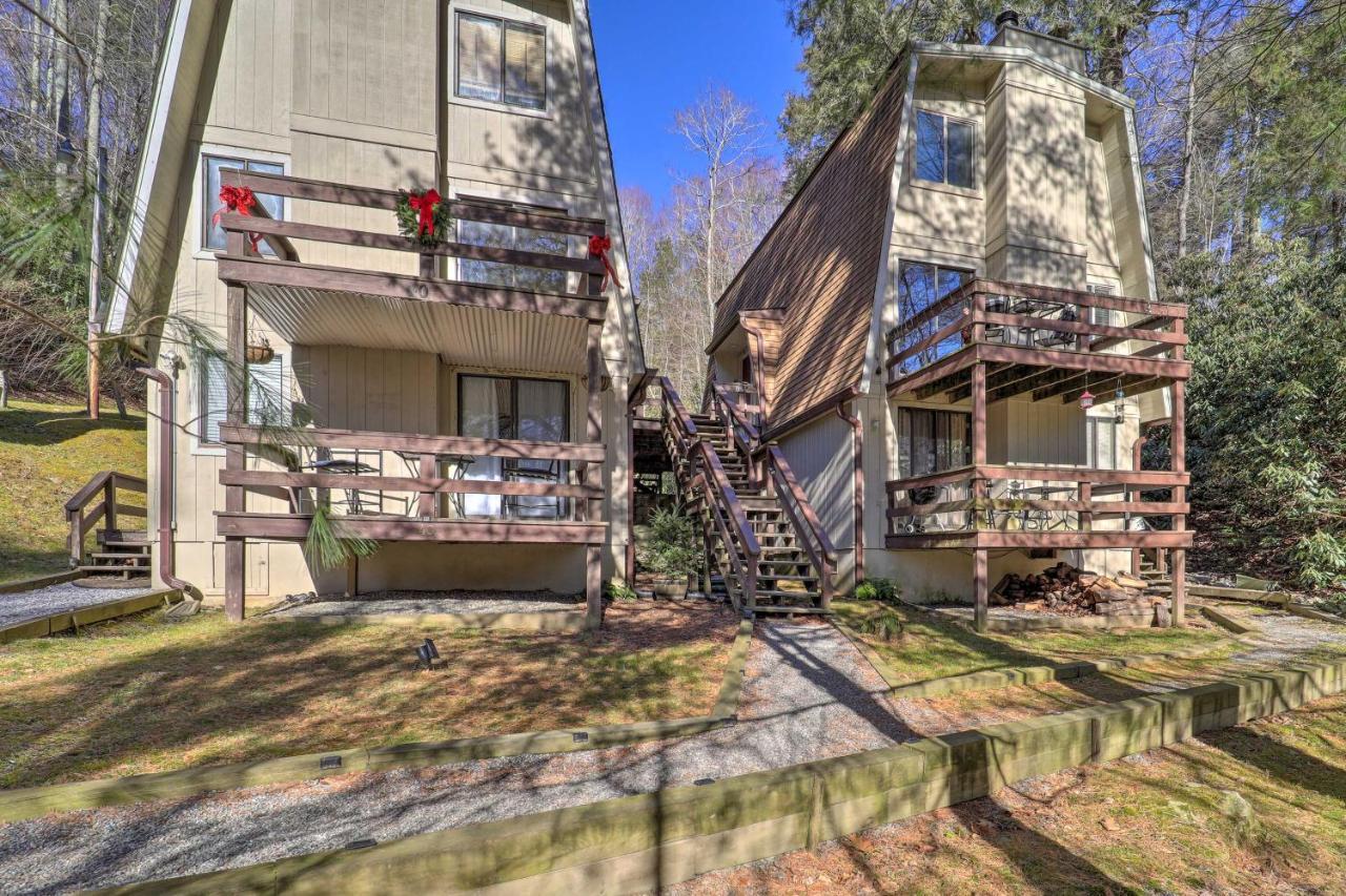 Banner Elk Mountain Retreat With Deck And Fireplace Exterior photo
